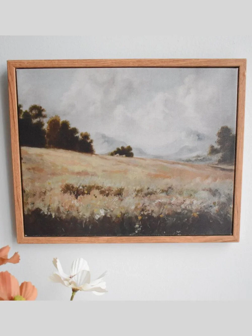 Nature Landscape Canvas Frame Country Farmhouse Home Decor